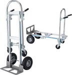 2 in 1 Aluminum Hand Truck Dolly 770lbs Weight Capacity Convertible Hand Truck by SHZOND
