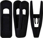 Black Velvet Hangers Clips, Non-Slip Strong Velvet Hangers Clips by TOFIIGREM