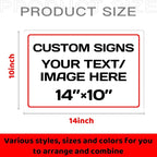Personalized Aluminum Weatherproof Metal Signs - Image 2