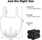 2-4 Gallon Portable Trash Bags, Bedroom Trash Can, Strong Trash Bags（Black） - Image 2