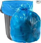 Plasticplace 30-40 Gallon Recycling Trash Bags │ 1.2 Mil│ Blue Garbage Bag by Plasticplace