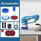 Electric Scrubber Power Cordless, Portable 360 Handheld Washing Cleaning Machine - Image 8