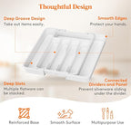 Lifewit Silverware Drawer Organizer, Expandable BPA Free Utensil Tray - Image 7