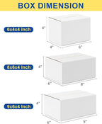 Assorted-Sizes-Shipping-Boxes-45-Pack: 6x4x4 & 8x6x4 & 9x6x4 - Image 3