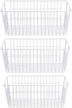 SANNO Freezer Baskets Wire Storage Baskets Closet Storage Baskets Bins by SANNO
