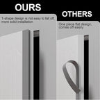 T-Shaped Door Draft Stopper, 1.97 in x 20 Ft Silicone Seal Strip - Image 7
