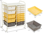 GOFLAME 15-Drawer Rolling Storage Cart, Utility Cart - Image 3