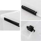 Bringer 4-Pack Large Clear Plastic Storage Box - Image 3