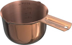 Color Up 2 Cup Measuring Cup, 480ml Copper Stainless Steel Metal Measuring Scoop - Image 8