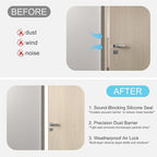 Heavy-Duty 20 ft x 2 in Weather Stripping, Door Draft Stopper Silicone Seal - Image 4