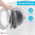 Orighty Grey Microfiber Cleaning Cloth, 100 Pack Highly Absorbent Cleaning - Image 6