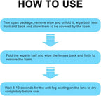 Anti Fog Wipes for Glasses | Pre-Moistened, Quick Dry & Scratch Free for Laptop - Image 4
