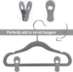 Grey Hanger Clips 50 PCS - Image 3