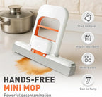 Mini Foldable Desktop Mop, Wet and Dry Portable Cleaning Sponge Mop, Self - Image 2
