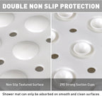 Shower Mat Non Slip: 35.4 x 23.6 Inch Extra Large TPE Shower Mats - Image 4