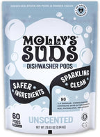 Molly's Suds Dishwasher Pods | Clean Dishwasher Detergent, Cuts Grease & Rinses by MollysSuds