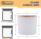 12 OZ Thick Candle Jars for Making Candles 12 Pcs, Empty Jars - Image 6