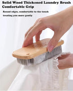 Scrub Cleaning Brush for Stains -Wood Handle Scrubbing Brushes, Cleaning - Image 5