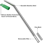 Stainless Steel Straws Long Metal Straws - Image 2