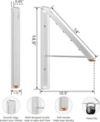 Dr.DJ Clothes Drying Rack Wall Mounted, Retractable & Foldable Clothes Hanger - Image 9