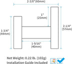 Angle Simple Towel Hook for Bathroom, Stainless Steel Hand Towel Coat Hook for - Image 9