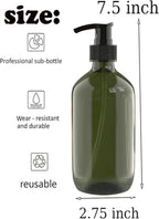 2 PCS 16 OZ Pump Bottle Plastic Pump Lotion Dispenser Empty Bottles Refillable - Image 2