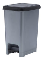Superio Slim Trash Can with Foot Pedal – 2.5 Gallon Step-On Trash Bin with Lid by Superio