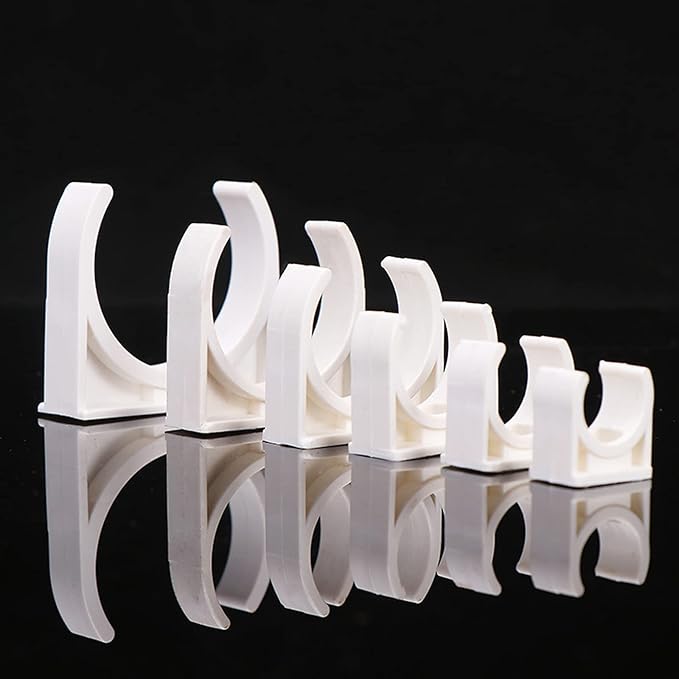 30 Pcs U-Shaped PVC Water Pipe Clamps, U-Shaped Buckles Fit - Image 6