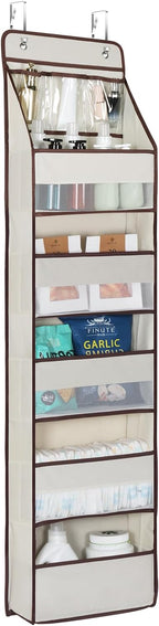 Univivi 6-Shelf Over Door Hanging Organizer Fabric Baby Door Storage by Univivi