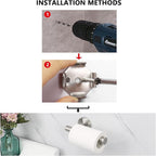 NearMoon Bathroom Toilet Paper Holder, Premium SUS304 Stainless Steel Rustproof - Image 8