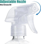 Glass Spray Bottles with Silicone Sleeve Protection, 16 oz Empty Refillable - Image 2