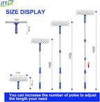‌ITTAR Window Squeegee Cleaner Kit, 5Ft Extendable Stainless Steel Pole - Image 7