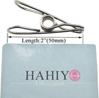 HAHIYO Clothespins Chip Clips All Metal Stainless Steel No Rust Stains Strong - Image 2