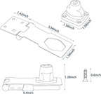 Alise Keyed Hasp Lock, 4 Inch Safety Packlock Clasp Hasp Lock Latch - Image 3