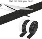 2 Rolls 1/2 Inch W 1/4 T Weather Stripping Air Conditioner Open Cell Foam Seal - Image 3
