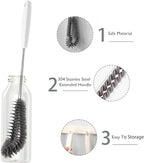2-Pack 16 inches Long Handle Bottle Cleaning Brushes - Image 3