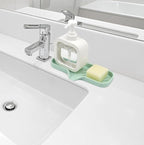 YASMEN Silicone Bathroom Soap Dishes, Sink Sponge Holder - Image 3