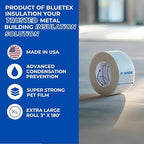 BlueTex Insulationㅤ 3" Wide x 180' Long White Vapor Barrier Seam Tape - Image 5
