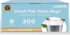 300 Count 8 Gallon Trash Bags, 13 Micron Extra Thick Medium Garbage Bags - Image 7