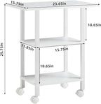 Lerliuo White 3 Tier Printer Stand - Image 2