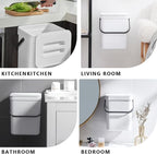 Kitchen Compost Bin Indoor for Counter Top, Hanging Small Trash Can - Image 4