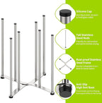 Reusable Bag & Bottle Drying Rack, Baby Bottle Drying Rack, Collapsible Cup - Image 5