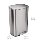 Amazon Basics Smudge Resistant Rectangular Trash Can - Image 4