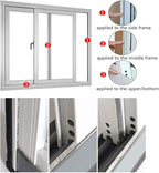 Weather Stripping Brush for Sliding Windows/Doors Frame Side, Pile Self - Image 2