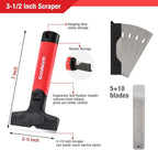 Goldblatt 2 Pieces Glass Scraper Set ​with 20-piece Blades - Image 6