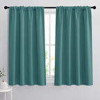 RYB HOME Bedroom Window Curtains, Heat Cold Insulated Drapes by RYBHOME