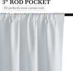 RYB HOME White Blackout Curtains - Image 2