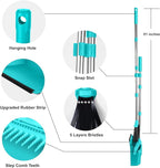 Upgrade Broom with Dustpan Combo Set, Broom and Dustpan Set with 51'' Long - Image 9