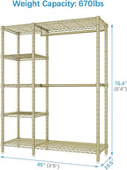 VIPEK V7 Clothes Rack Heavy Duty Max Load 670lbs, Garment Rack - Image 6