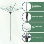 Outdoor Umbrella Drying Rack 165 Feet Umbrella Clothesline - Image 6